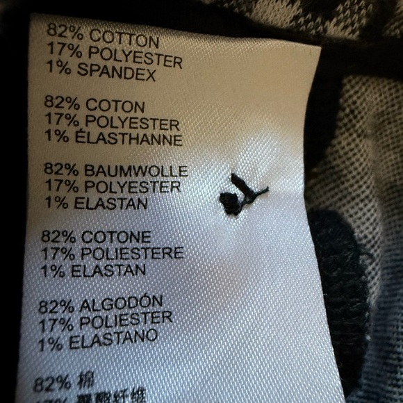 Anthropologie Essential Crop Cuffed Checkered Pants - Picture 8 of 8